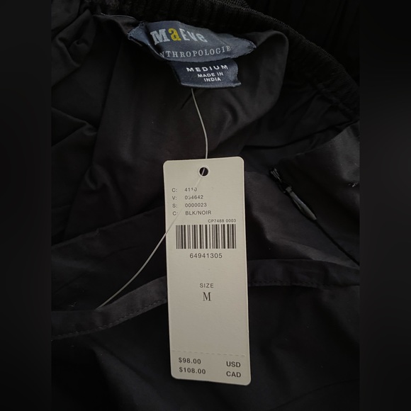 Anthropologie Maeve Tiered Tulle Tunic new with tag nwt black color - Picture 7 of 10